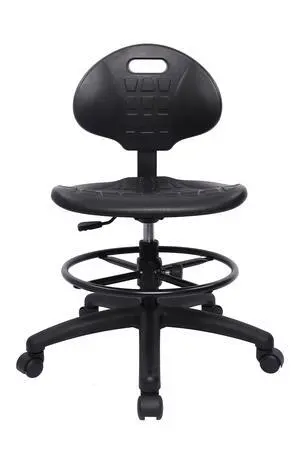 ® Polyurethane Drafting Lab Stool Chair, 18" Adjustable Footring, 8" Adjustable Height, 450 lbs seat Capacity, Heavy Duty, Shipped Within 24 Hours Med. Bench Height(Standard Caster) ® Polyurethane Drafting Lab Stool Chair, 18" Adjustable Footring, 8" Adjustable Height, 450 lbs seat Capacity, Heavy Duty, Shipped Within 24 Hours Med. Bench Height(Standard Caster)
