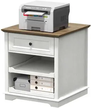 Lateral File Cabinet 3 Drawer File Cabinet with Charging Station, Printer Stand with Open Adjustable Storage Shelves, Lateral Filing Cabinet for Home Office Lateral File Cabinet 3 Drawer File Cabinet with Charging Station, Printer Stand with Open Adjustable Storage Shelves, Lateral Filing Cabinet for Home Office