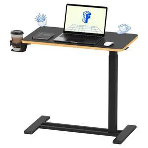 28" Mobile Standing Desk Pneumatic Lift Computer Workstations | Computer workstation desk with hidden wheels,Laptop Rolling Cart for home office and small spaces.27.6"W x 15.7"D,Black Maple 28" Mobile Standing Desk Pneumatic Lift Computer Workstations | Computer workstation desk with hidden wheels,Laptop Rolling Cart for home office and small spaces.27.6"W x 15.7"D,Black Maple