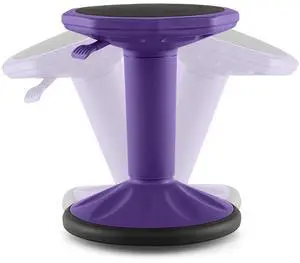 Wobble Stools for Classroom Seating, 24" Wiggle Stool with Adjustable Height, Sitting Balance Chair for School Active Learning, Office Stand Up, Flexible Seating Wobble Chair (Purple) Wobble Stools for Classroom Seating, 24" Wiggle Stool with Adjustable Height, Sitting Balance Chair for School Active Learning, Office Stand Up, Flexible Seating Wobble Chair (Purple)
