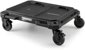 StackTech 4-Wheel Cart Tool Box Dolly with 4 Locking Casters | Heavy-Duty Rolling Base with Automatic Lock System & Tie-Down Points, Fits StackTech Toolboxes, Organizers & Coolers StackTech 4-Wheel Cart Tool Box Dolly with 4 Locking Casters | Heavy-Duty Rolling Base with Automatic Lock System & Tie-Down Points, Fits StackTech Toolboxes, Organizers & Coolers
