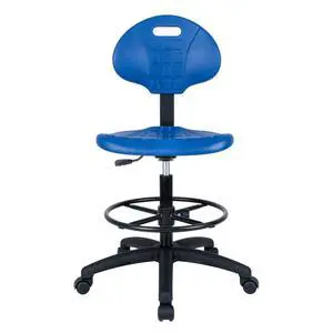 ® Deluxe Polyurethane Drafting Lab Stool Chair, 18" Adjustable Footring, 10" Adjustable Height, 450 lbs seat Capacity, Heavy Duty (Blue) ® Deluxe Polyurethane Drafting Lab Stool Chair, 18" Adjustable Footring, 10" Adjustable Height, 450 lbs seat Capacity, Heavy Duty (Blue)