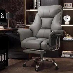Big and Tall Office Chair Wide Seat Ergonomic Leather Executive Desk Chair with Leg Rest, Heavy-Duty 550 lbs Adjustable Height Computer Gaming Chairs Big and Tall Office Chair Wide Seat Ergonomic Leather Executive Desk Chair with Leg Rest, Heavy-Duty 550 lbs Adjustable Height Computer Gaming Chairs
