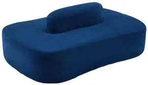 71.6'' Double-Sided Plush Waiting Room Bench, Fully Assembled, Seating for 4-6 People, Lobby Furniture for Beauty Salon, SPA & Office Lobby, Blue 71.6'' Double-Sided Plush Waiting Room Bench, Fully Assembled, Seating for 4-6 People, Lobby Furniture for Beauty Salon, SPA & Office Lobby, Blue