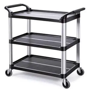 Matthew 3 Tier Rolling Utility Cart with Wheels, 440 lbs Heavy Duty Service Cart with Aluminum Frame, Durable Shelves, 37.8" x 19.7" x 37.8" for Garage, Warehouse, Kitchen and Office Matthew 3 Tier Rolling Utility Cart with Wheels, 440 lbs Heavy Duty Service Cart with Aluminum Frame, Durable Shelves, 37.8" x 19.7" x 37.8" for Garage, Warehouse, Kitchen and Office