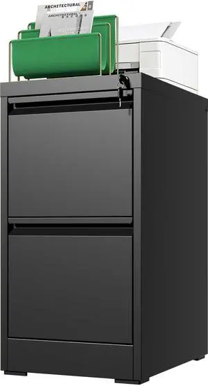 2 Drawer File Cabinet with Lock, Vertical File Cabinet with Lock, Locking File Cabinet Hanging Files for A4/ Legal/Letter, Require Assembly, White 2 Drawer File Cabinet with Lock, Vertical File Cabinet with Lock, Locking File Cabinet Hanging Files for A4/ Legal/Letter, Require Assembly, White