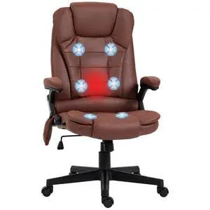 6 Point Vibrating Massage Office Chair with Heat Remote Red | Microfiber High Back Executive Office Chair, Reclining Backrest, Padded Armrests 6 Point Vibrating Massage Office Chair with Heat Remote Red | Microfiber High Back Executive Office Chair, Reclining Backrest, Padded Armrests