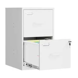2 Drawer File Cabinet with Lock, Metal Filing Cabinets for Home Office, Vertical White Small Caninet for Home Office, Steel Narrow Two Drawer File Cabnet for Letter/File Box- Assembly Required 2 Drawer File Cabinet with Lock, Metal Filing Cabinets for Home Office, Vertical White Small Caninet for Home Office, Steel Narrow Two Drawer File Cabnet for Letter/File Box- Assembly Required