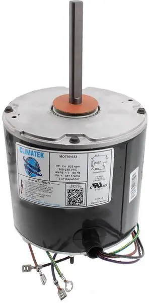 Upgraded 1/4 HP Condenser Fan Motor Directly Replaces GE Genteq #s 5KCP39MFAC15AS 5KCP39NFV572S 5KCP39MFAB47BS Upgraded 1/4 HP Condenser Fan Motor Directly Replaces GE Genteq #s 5KCP39MFAC15AS 5KCP39NFV572S 5KCP39MFAB47BS