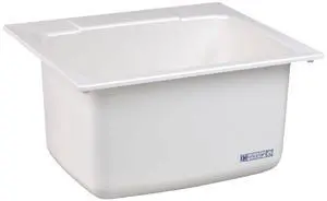 10C Utility Sink, 22-Inch x 25-Inch, White 10C Utility Sink, 22-Inch x 25-Inch, White