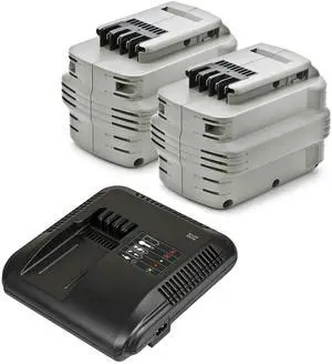 24V 3000mAh NiMh Battery for Dewalt DW0242, DW0241 Battery-Charger Pack (2 Batteries + 1 Charger) 24V 3000mAh NiMh Battery for Dewalt DW0242, DW0241 Battery-Charger Pack (2 Batteries + 1 Charger)