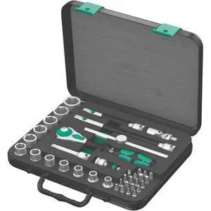 5003596001 Zyklop 8100 SB 4 3/8-Inch SAE Ratchet Set, 38-Piece 5003596001 Zyklop 8100 SB 4 3/8-Inch SAE Ratchet Set, 38-Piece