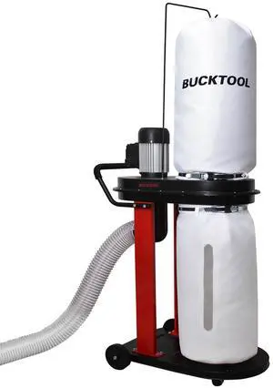 1.2 HP Auto Start 750CFM Dust Collector with 3 Dust Collection Bag,13 Gallon and 5 PCS Reducer for Woodworking 1.2 HP Auto Start 750CFM Dust Collector with 3 Dust Collection Bag,13 Gallon and 5 PCS Reducer for Woodworking