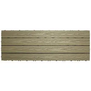 UltraShield Naturale 1 ft. x 3 ft. Quick Deck Outdoor Composite Deck Tile in Roman Antique (15 sq. ft. per Box) UltraShield Naturale 1 ft. x 3 ft. Quick Deck Outdoor Composite Deck Tile in Roman Antique (15 sq. ft. per Box)