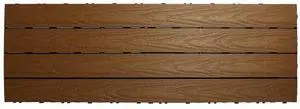 UltraShield Naturale 1 ft. x 3 ft. Quick Deck Outdoor Composite Deck Tile in Peruvian Teak (15 sq. ft. Per Box) UltraShield Naturale 1 ft. x 3 ft. Quick Deck Outdoor Composite Deck Tile in Peruvian Teak (15 sq. ft. Per Box)