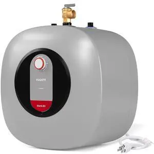 Electric Tank Water Heater, 8.0 Gallon Point of Use Instant Hot Water Heater 120V 1440W, Wall or Floor Mounted, Easy to Install Electric Tank Water Heater, 8.0 Gallon Point of Use Instant Hot Water Heater 120V 1440W, Wall or Floor Mounted, Easy to Install