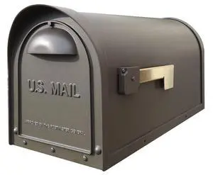 Special Lite Classic Curbside Mailbox - Mocha Aluminum Mailbox for Post Mount - SCC-1008-MOC Special Lite Classic Curbside Mailbox - Mocha Aluminum Mailbox for Post Mount - SCC-1008-MOC