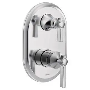 UTS2411 Flara M-CORE 3-Series 2-Handle Shower Trim with Integrated Transfer Valve, Valve Required, Chrome UTS2411 Flara M-CORE 3-Series 2-Handle Shower Trim with Integrated Transfer Valve, Valve Required, Chrome