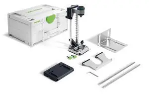 577971 MB 40 Mobile Drilling Set Precision Drill Guide for 90° Holes, Adjustable Depth Control, Edge Drilling, Dust Extraction Port, Guide Rail Adapter, & Systainer³ Storage 577971 MB 40 Mobile Drilling Set Precision Drill Guide for 90° Holes, Adjustable Depth Control, Edge Drilling, Dust Extraction Port, Guide Rail Adapter, & Systainer³ Storage