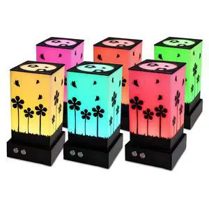 Friendship Lamps, Telepathy Flora, Long Distance WiFi Touch Light, Stay Connected from Anywhere, 250+ Colors, Gift for Couples, Friends & Family, Fathers Day, No Subscription (Set of 6) Friendship Lamps, Telepathy Flora, Long Distance WiFi Touch Light, Stay Connected from Anywhere, 250+ Colors, Gift for Couples, Friends & Family, Fathers Day, No Subscription (Set of 6)