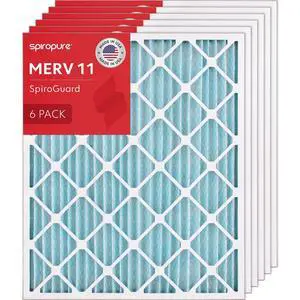 30X36X2 MERV 11 Geothermal Air Filters - Made in USA (6 Pack) 30X36X2 MERV 11 Geothermal Air Filters - Made in USA (6 Pack)