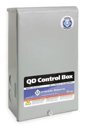Control Box, 3/4HP, 230V, 1Phase Control Box, 3/4HP, 230V, 1Phase
