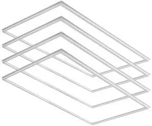 2x2 FT Edge-Lit Frame LED Panel Lights,5CCT Selectable 3000K-6500K, 2600/3900/5200LM,20W/30W/40W Switch Grid Drop Ceiling Lights,0-10V Dimmable,Damp Rated,100-277V,ETL Listed (4 Pack) 2x2 FT Edge-Lit Frame LED Panel Lights,5CCT Selectable 3000K-6500K, 2600/3900/5200LM,20W/30W/40W Switch Grid Drop Ceiling Lights,0-10V Dimmable,Damp Rated,100-277V,ETL Listed (4 Pack)