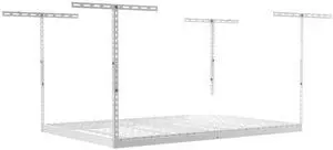 4x6 Overhead Garage Storage Rack - Heavy Duty Steel Ceiling Mount Storage Shelves with 500 lb Capacity - Adjustable, Garage Overhead Storage, 12"-24" 2 Pack 4x6 Overhead Garage Storage Rack - Heavy Duty Steel Ceiling Mount Storage Shelves with 500 lb Capacity - Adjustable, Garage Overhead Storage, 12"-24" 2 Pack
