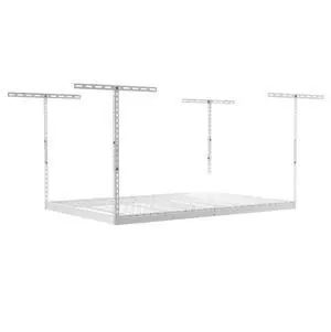 4x6 Overhead Garage Storage Rack - Heavy Duty Steel Ceiling Mount Storage Shelves with 500 lb Capacity - Adjustable, Garage Overhead Storage, 18"-33" 2 Pack 4x6 Overhead Garage Storage Rack - Heavy Duty Steel Ceiling Mount Storage Shelves with 500 lb Capacity - Adjustable, Garage Overhead Storage, 18"-33" 2 Pack