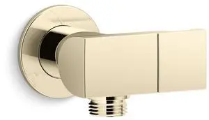 98354-AF EXHALE SUPPLY ELBOW WITH BRACKET, Vibrant French Gold 98354-AF EXHALE SUPPLY ELBOW WITH BRACKET, Vibrant French Gold