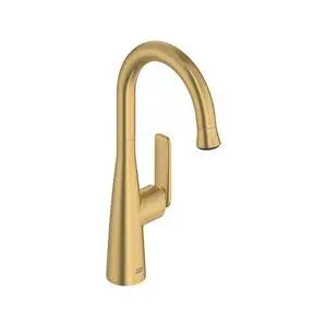 104827GN00 Aspirations Pull-Down Bar Sink Faucet, 1.8 GPM, Brushed Gold 104827GN00 Aspirations Pull-Down Bar Sink Faucet, 1.8 GPM, Brushed Gold