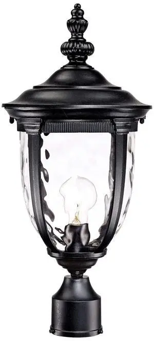 Bellagio 21 1/4" High Country Traditional Outdoor Post Light Fixture Pole Porch House Exterior Lantern Weatherproof Texturized Black Finish Metal Clear Glass Shade Outside Front Door Bellagio 21 1/4" High Country Traditional Outdoor Post Light Fixture Pole Porch House Exterior Lantern Weatherproof Texturized Black Finish Metal Clear Glass Shade Outside Front Door