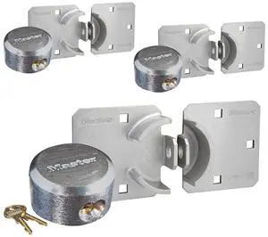 Hasp/Hidden Shackle (3) Keyed Alike Padlocks w/ 6 Keys, 770-6271NKA-3 w/BumpStop Technology Hasp/Hidden Shackle (3) Keyed Alike Padlocks w/ 6 Keys, 770-6271NKA-3 w/BumpStop Technology