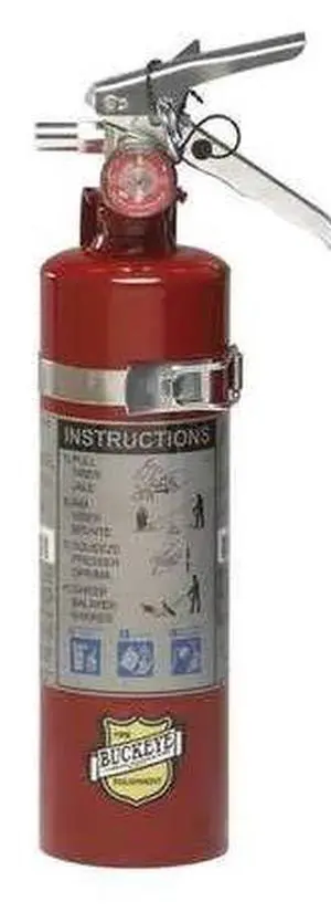 (4 Pack) 2.5 lb Fire Extinguisher ABC Dry Chemical Rechargeable w/Bracket New UL (4 Pack) 2.5 lb Fire Extinguisher ABC Dry Chemical Rechargeable w/Bracket New UL