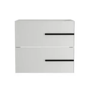 24 inch Floating Bathroom Vanity Without Sink, Space Saving Fluted Design for Small Bathrooms, Soft Closing Drawers & Black Handles White 24 inch Floating Bathroom Vanity Without Sink, Space Saving Fluted Design for Small Bathrooms, Soft Closing Drawers & Black Handles White
