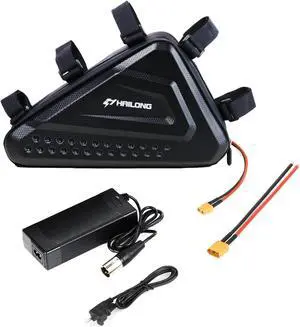 52V 20Ah Battery Power Pack with Waterproof Triangle Bag & 4A Fast Adapter, 1040W Battery for 250W-1500W Motors, 3-Prong XLR Connector, Fits Mountain/Road Bikes 52V 20Ah Battery Power Pack with Waterproof Triangle Bag & 4A Fast Adapter, 1040W Battery for 250W-1500W Motors, 3-Prong XLR Connector, Fits Mountain/Road Bikes