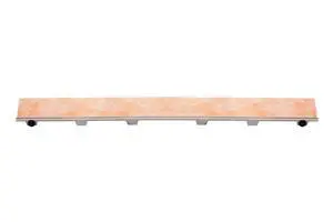 Kerdi-Line Frameless Grate Assembly, 36" Length | Ideal for Ceramic & Stone Tiles, Use with Center Outlet Channel Body, Tile Design - KL1DRE90 Kerdi-Line Frameless Grate Assembly, 36" Length | Ideal for Ceramic & Stone Tiles, Use with Center Outlet Channel Body, Tile Design - KL1DRE90