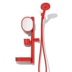 Sproos Lookin Good Handheld Shower System, High Pressure with Slidebar Organizer for Mirror, Multi-Purpose Cup, Shelf and Hook, 3 Spray Functions, Extra Longh 70in Hose, 4 Colors (Red) Sproos Lookin Good Handheld Shower System, High Pressure with Slidebar Organizer for Mirror, Multi-Purpose Cup, Shelf and Hook, 3 Spray Functions, Extra Longh 70in Hose, 4 Colors (Red)