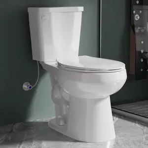 Compact 17 Inch Chair High White Toilet for Small Bathroom | Powerful Tornado Flush Single Flush 1.28 GPF, Comfort ADA Bowl Heigh 16.75 Tall Toilet for Seniors,Two Piece 12 Rough In Compact 17 Inch Chair High White Toilet for Small Bathroom | Powerful Tornado Flush Single Flush 1.28 GPF, Comfort ADA Bowl Heigh 16.75 Tall Toilet for Seniors,Two Piece 12 Rough In