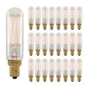 132507, 25W, T6, Clear, Thread, E12, 120V Light Bulb (Pack of 25) 132507, 25W, T6, Clear, Thread, E12, 120V Light Bulb (Pack of 25)