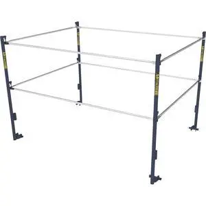 5ft.W x 7ft.D Scaffold Guardrail System - Model Number M-MG507K 5ft.W x 7ft.D Scaffold Guardrail System - Model Number M-MG507K