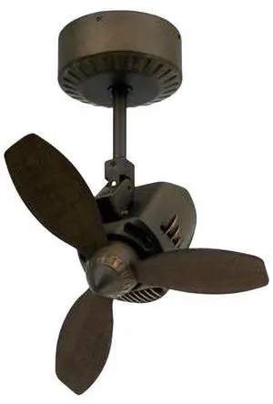 Mustang 18" Oscillating Indoor/Outdoor Ceiling Fan in Rubbed Bronze Mustang 18" Oscillating Indoor/Outdoor Ceiling Fan in Rubbed Bronze