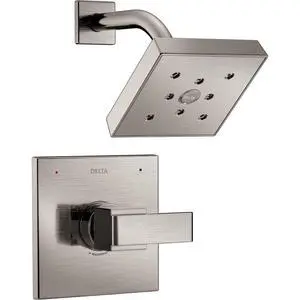 Faucet Ara 14 Series Single-Function Shower Trim Kit with Single-Spray H2Okinetic Shower Head, Stainless T14267-SS (Valve Not Included) Faucet Ara 14 Series Single-Function Shower Trim Kit with Single-Spray H2Okinetic Shower Head, Stainless T14267-SS (Valve Not Included)
