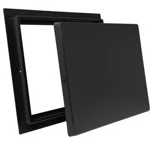 Non-Louvered Crawl Space Access Door 16" H × 24" W UV-Stabilized ABS Plastic, Encapsulation Seal, Surface Mount | (Black) Non-Louvered Crawl Space Access Door 16" H × 24" W UV-Stabilized ABS Plastic, Encapsulation Seal, Surface Mount | (Black)