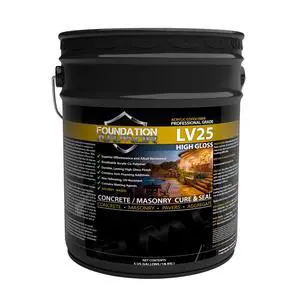Armor LV25 Solvent Based Acrylic High Gloss Wet Look Cure and Seal for Concrete and Pavers - 5 Gallon (LV25-5 GAL - 350 VOC) Armor LV25 Solvent Based Acrylic High Gloss Wet Look Cure and Seal for Concrete and Pavers - 5 Gallon (LV25-5 GAL - 350 VOC)
