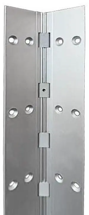 Anodize Aluminum Continuous Hinge - Heavy Duty - Full Mortise - Great for Door Improvement - Piano Hinge - Residential/Commercial. (Silver, 95 inch) Anodize Aluminum Continuous Hinge - Heavy Duty - Full Mortise - Great for Door Improvement - Piano Hinge - Residential/Commercial. (Silver, 95 inch)