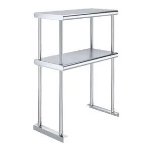 Double OverShelf Stainless Steel NSF - Many (24" Long x 12" Deep) Double OverShelf Stainless Steel NSF - Many (24" Long x 12" Deep)