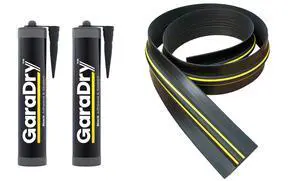 ¾ High Garage Door Threshold Seal Kit 20'3" Length | Flexible PVC | Complete Kit Includes 2 Adhesives ¾ High Garage Door Threshold Seal Kit 20'3" Length | Flexible PVC | Complete Kit Includes 2 Adhesives