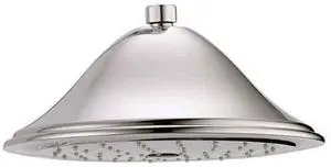 Faucet Single Setting Raincan Shower Head, Polished Nickel Round Shower Head, Rainfall Shower Head, High Pressure Shower Head, 2.5 GPM Flow Rate, Polished Nickel RP72568PN Faucet Single Setting Raincan Shower Head, Polished Nickel Round Shower Head, Rainfall Shower Head, High Pressure Shower Head, 2.5 GPM Flow Rate, Polished Nickel RP72568PN
