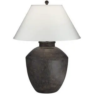 64V99 Massa Black Terracota 1-Light 150W Table Lamp 64V99 Massa Black Terracota 1-Light 150W Table Lamp
